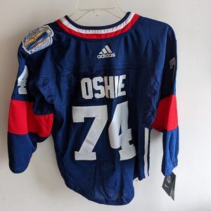 T.J. Oshie #74 World Cup of Hockey Adidas Jersey - Size M (Child)